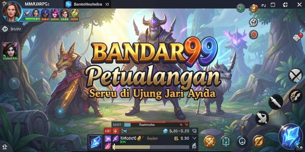 Screenshot gameplay BANDAR99 yang menunjukkan pertarungan seru antar pemain.