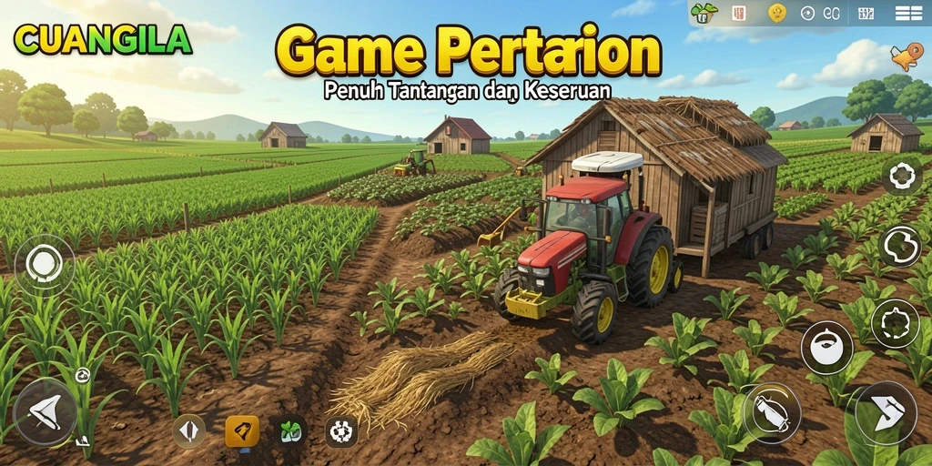 Tangkapan layar menunjukkan gameplay seru dari CUANGILA saat bertani.