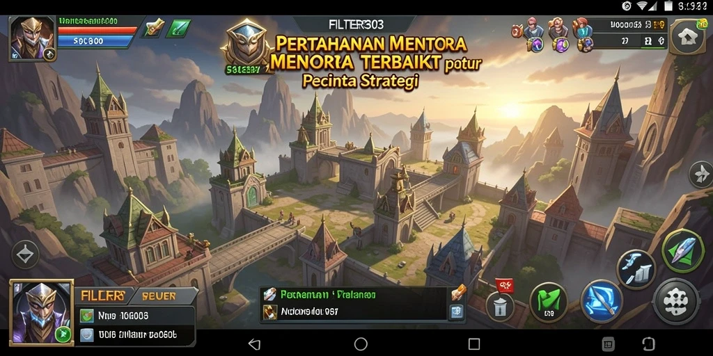 Tampilan gameplay seru dari FILTER303 yang menantang dan strategis.