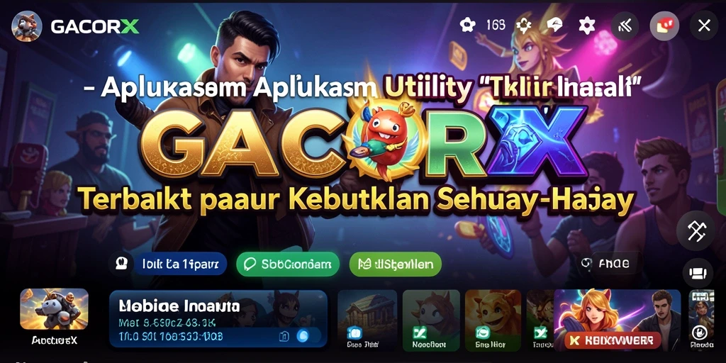 Tampilan antarmuka utama GACORX yang intuitif dan mudah digunakan.