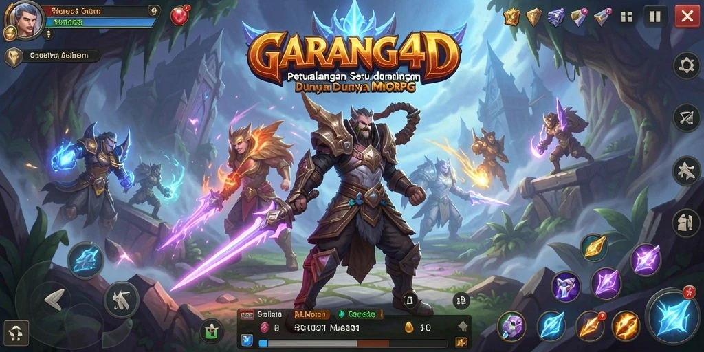 Tampilan gameplay yang menakjubkan di dunia MMORPG GARANG4D.