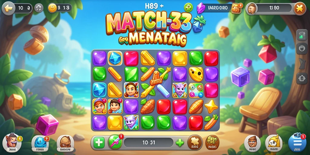 Tampilan gameplay H89 yang menarik dan penuh warna.