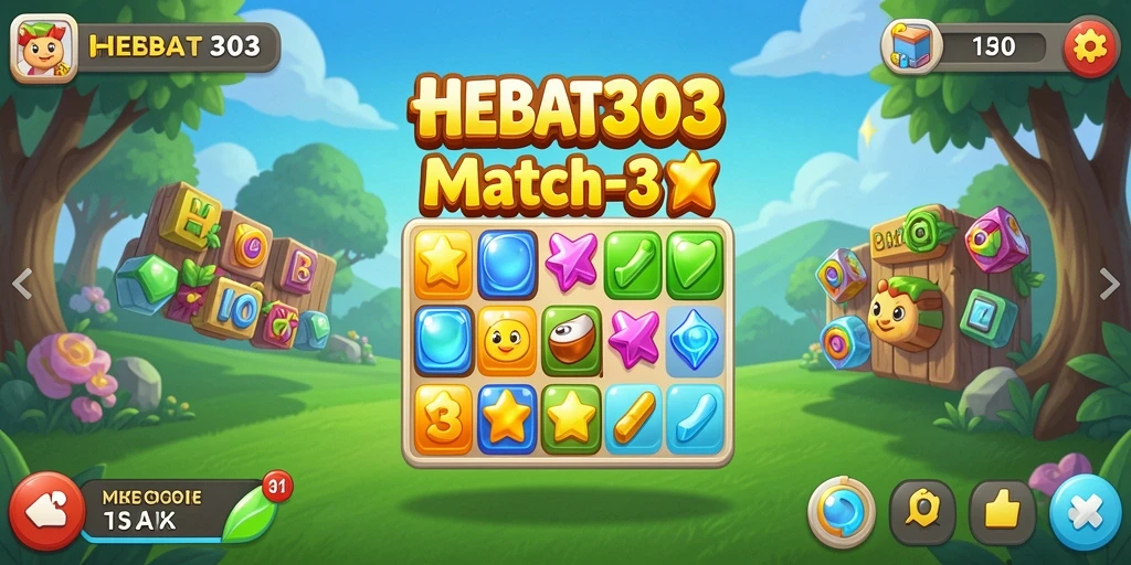 Tampilan menarik dari gameplay HEBAT303 yang penuh warna dan seru.