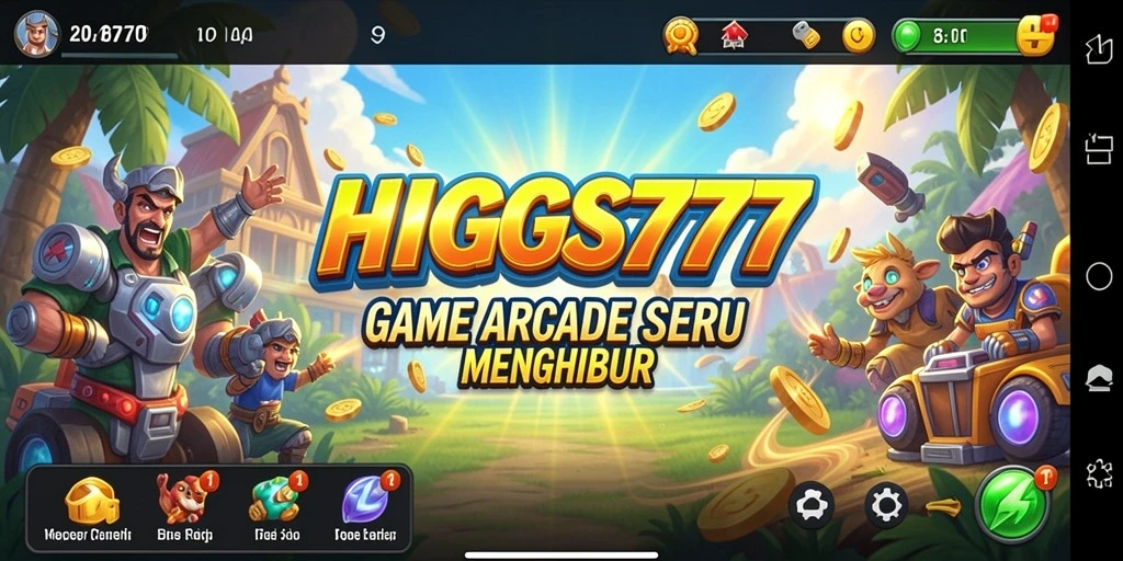 Tampilan gameplay menarik dalam HIGGS777 yang seru dan adiktif.