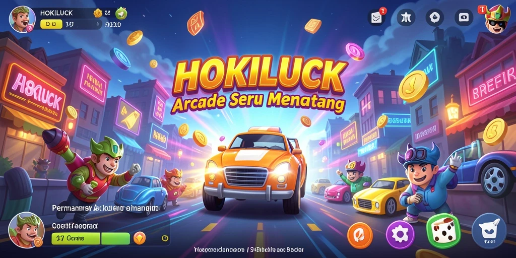 Tampilan gameplay HOKILUCK yang seru dan menantang.