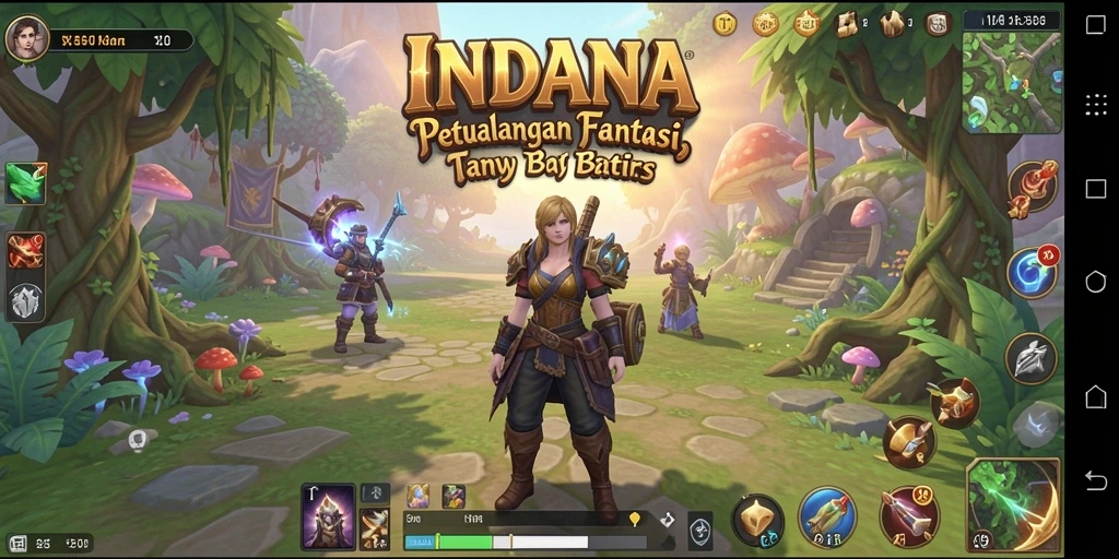 Screenshot INDAAA menampilkan aksi RPG yang mendebarkan.