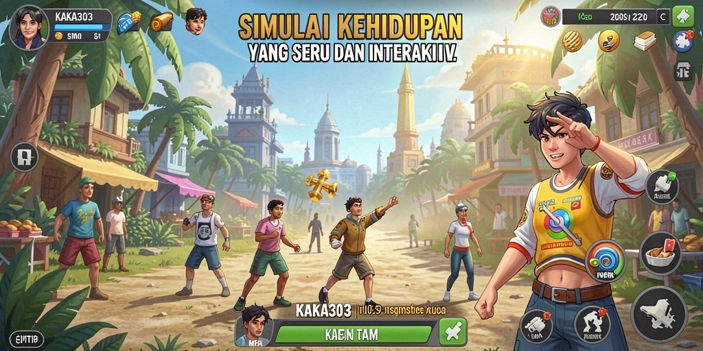 Screenshot KAKA303 menampilkan gameplay yang seru dan interaktif.