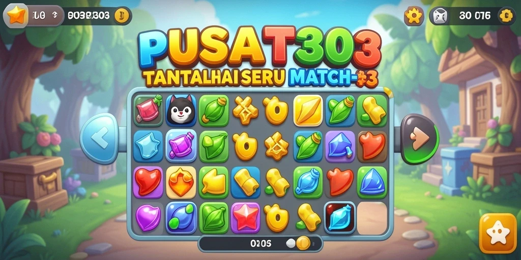 Tampilan menarik dari gameplay PUSAT303 yang seru dan menantang.