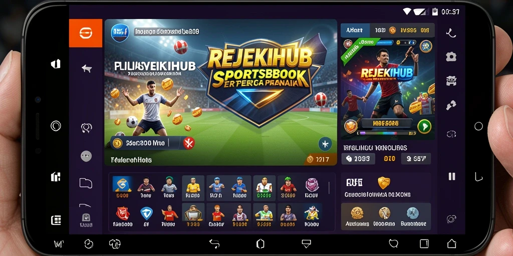 Tampilan permainan REJEKIHUB yang menarik dan interaktif.