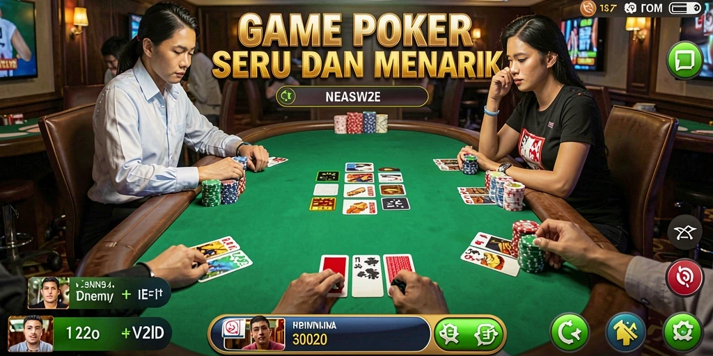 Tampilan gameplay V21 yang seru dan interaktif.