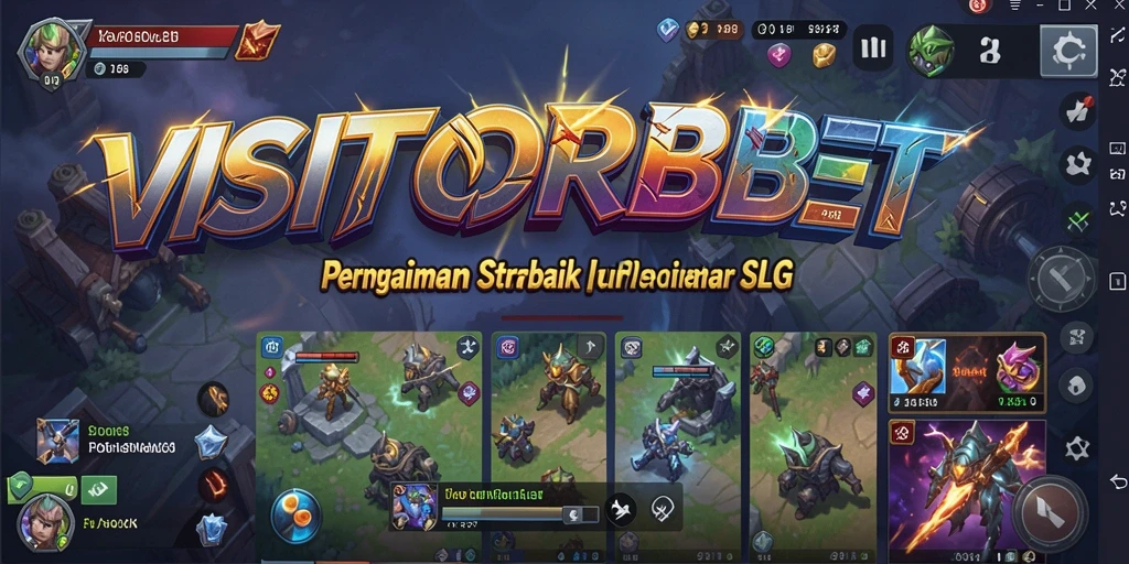 Tangkapan layar gameplay <strong>VISITORBET</strong> yang menampilkan strategi dan pertarungan.